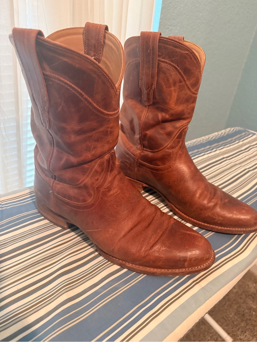 Tecovas The Earl Scotch Goat Roper Boots USED Size 11 - Picture 7 of 7